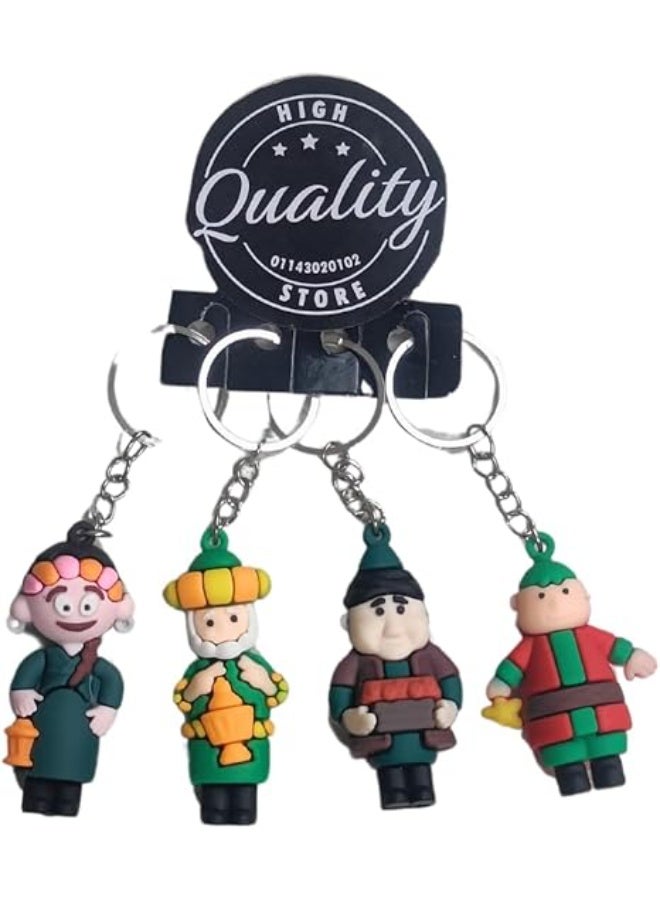 A unique set of four flexible Ramadan-themed medals with an Islamic theme, featuring four characters, perfect for celebrations, party favors, and festivities. - Image 3